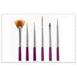 Набор кистей для дизайна "Nail Art Brush", 6 шт.